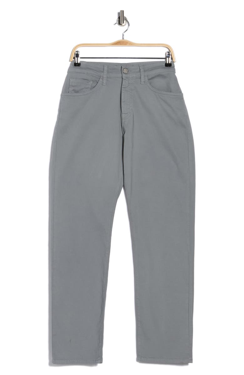 Mavi Jeans Zach Straight Leg Twill Pants, Alternate, color, Shark