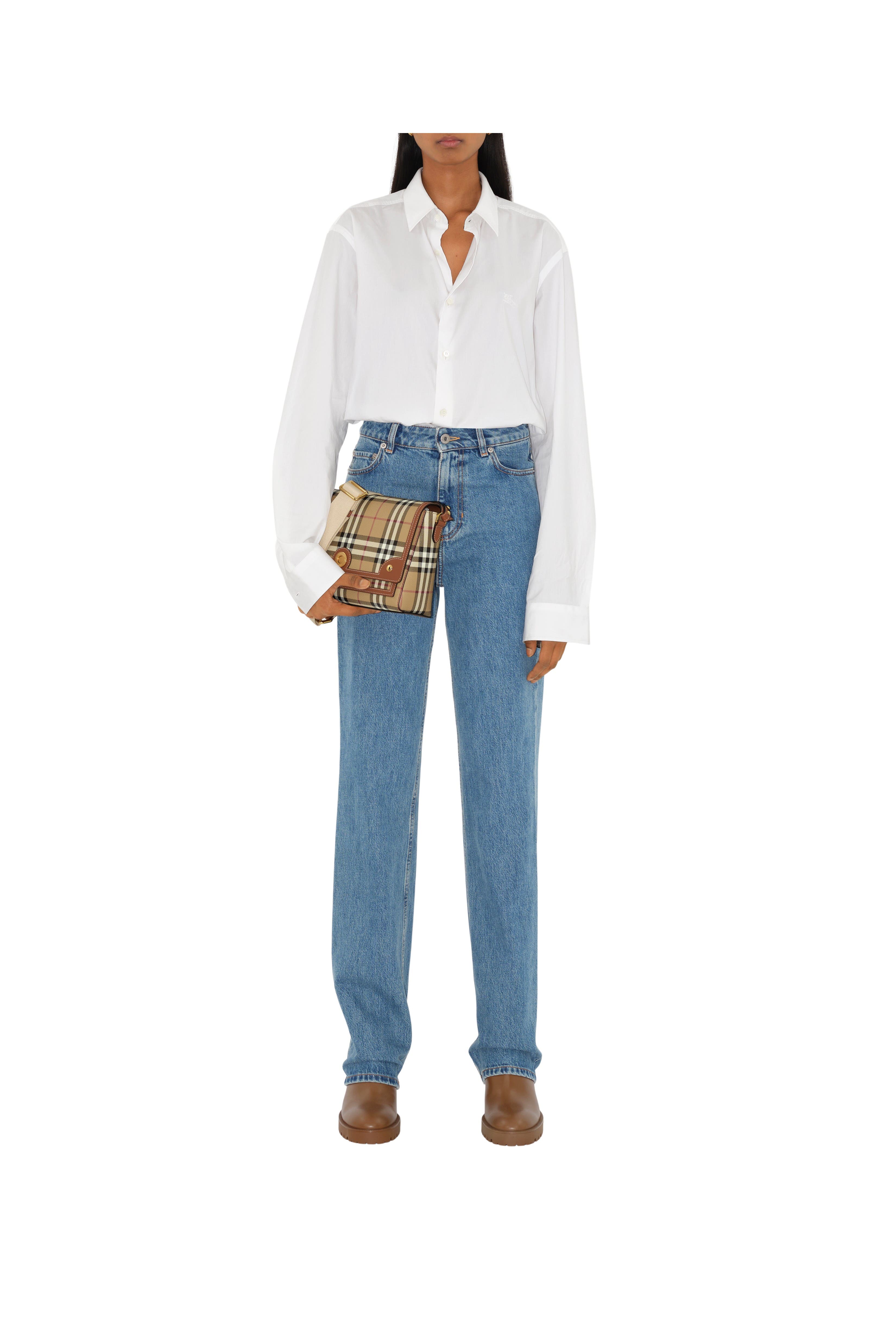 Burberry Note Bag, Alternate, color, Archive Beige/Briar Brown