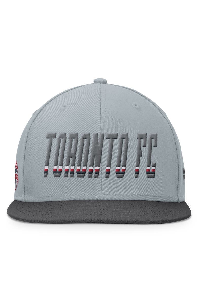 FANATICS Men's Fanatics Branded Gray Toronto FC Smoke Snapback Hat, Alternate, color, Gray