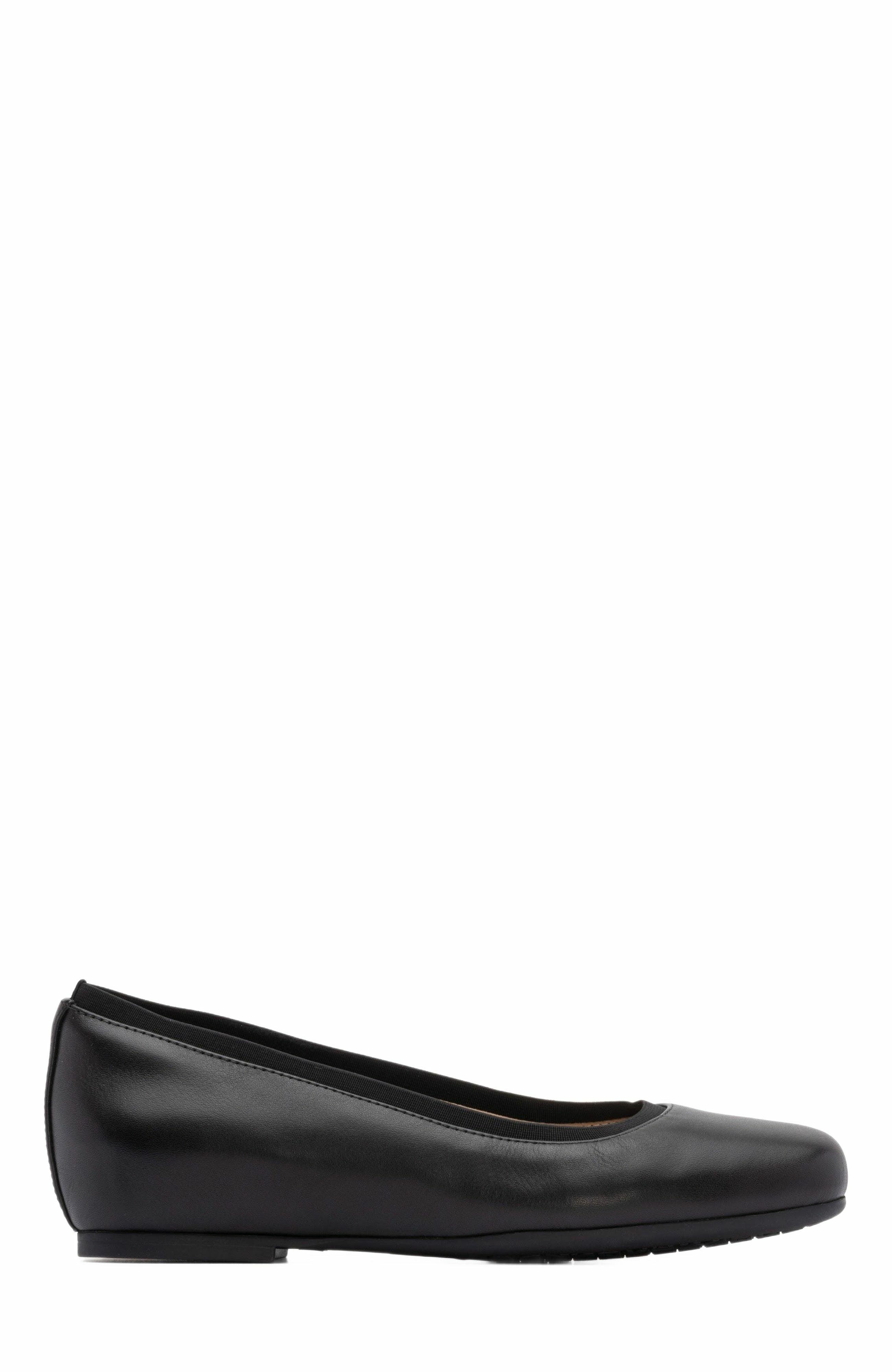 ABEO Cadence Ballet Flat, Alternate, color, Black - Metatarsal