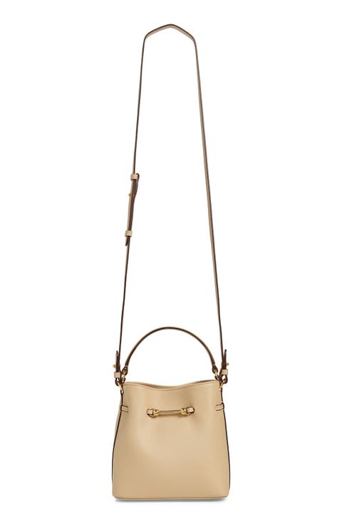 Mini Corda Leather Bucket Bag