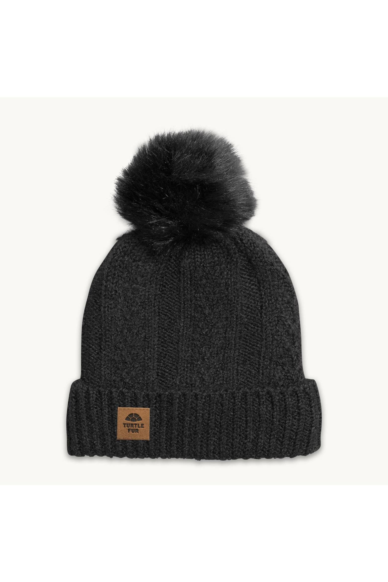 Free Turtle Filter Pattern Turtle Fur Lindsey Pom Beanie | Nordstrom
