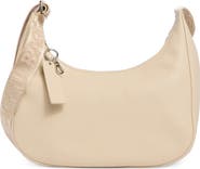 Baggu Medium Recycled Leather Crescent Shoulder Bag