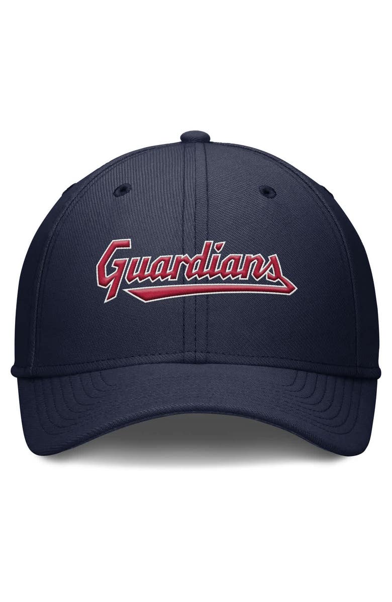 Nike Men's Nike Navy Cleveland Guardians Rise Performance Flex Hat, Alternate, color, Navy
