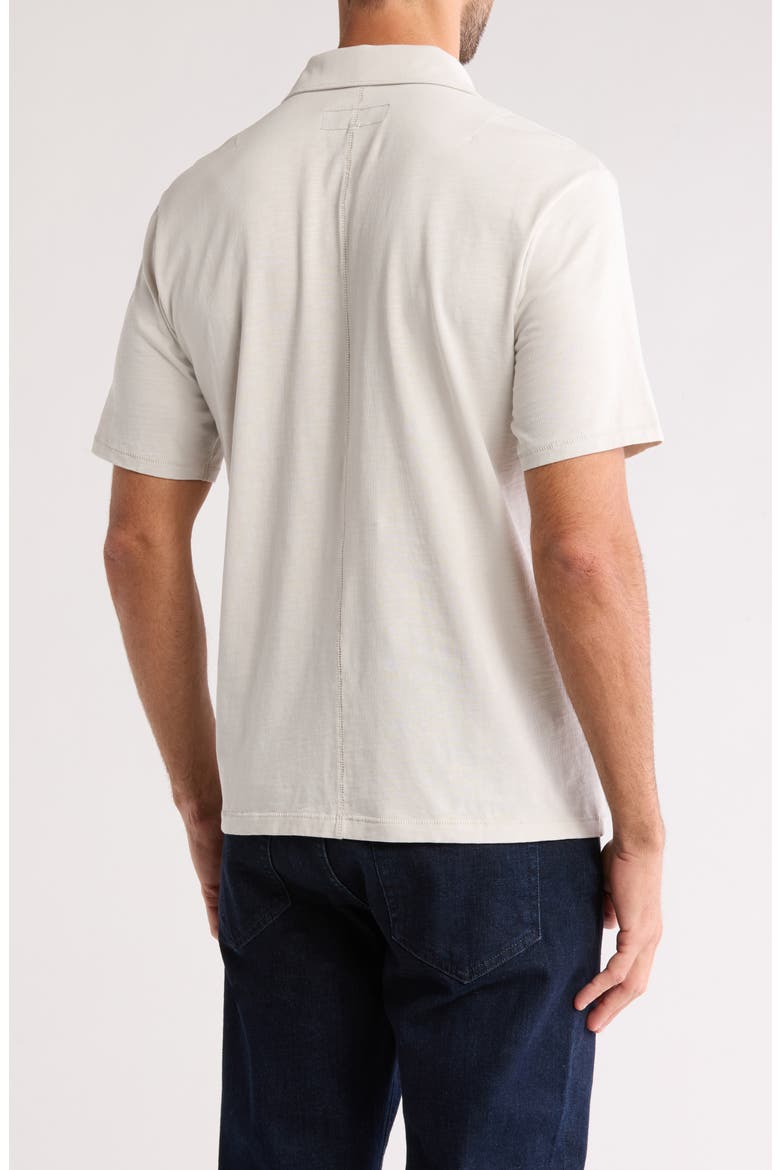 Classic Cotton Slub Jersey Polo, Alternate, color, LUNAROCK