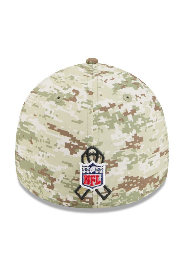 Men's New Era  Camo Buffalo Bills 2025 Salute to Service 39THIRTY Flex Hat, Alternate, color, Camo
