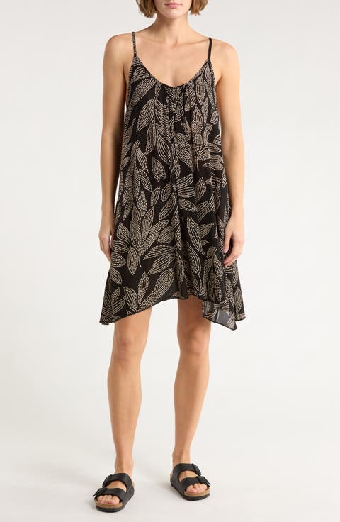 Printed Cover-Up Dress
