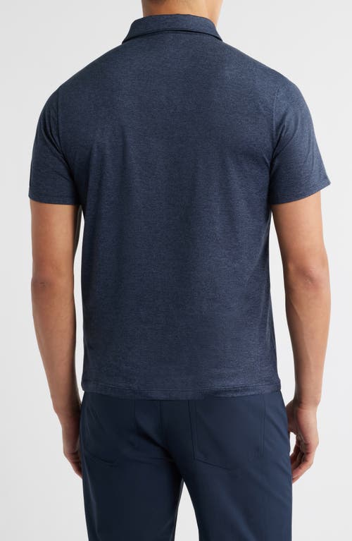 Zella Dynamic Train Polo In Navy Eclipse