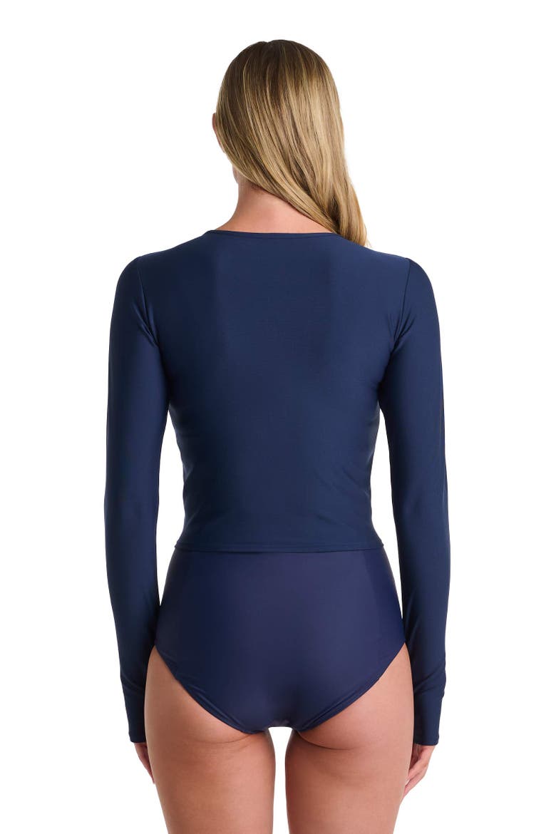 Bayfront Rash Guard, UPF 50+ Sun Protection, Alternate, color, Navy