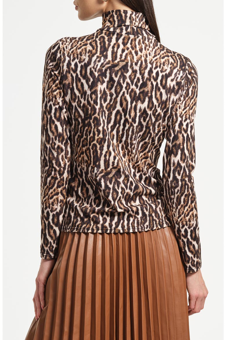 Layering Turtleneck Top, Alternate, color, LEOPARD