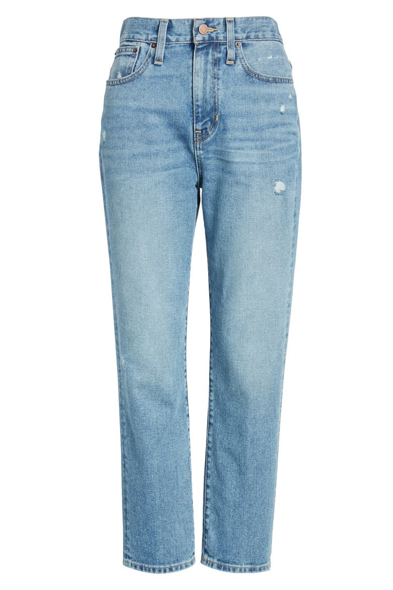 Cigarette Jeans (Nordstrom Exclusive), Alternate, color, LIGHT INDIGO WASH