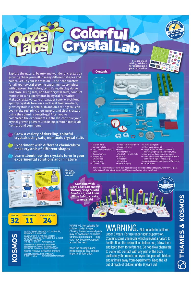 Ooze Labs: Colorful Crystal Lab Kit, Alternate, color, MISCELLANEOUS