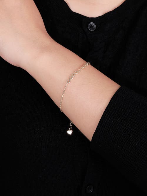Devata Infinity Chain Bracelet In Gold