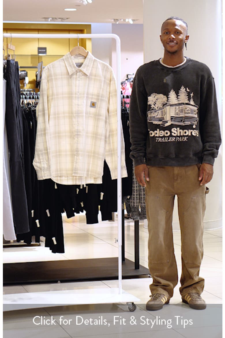 Wilber Check Corduroy Button-Up Shirt video