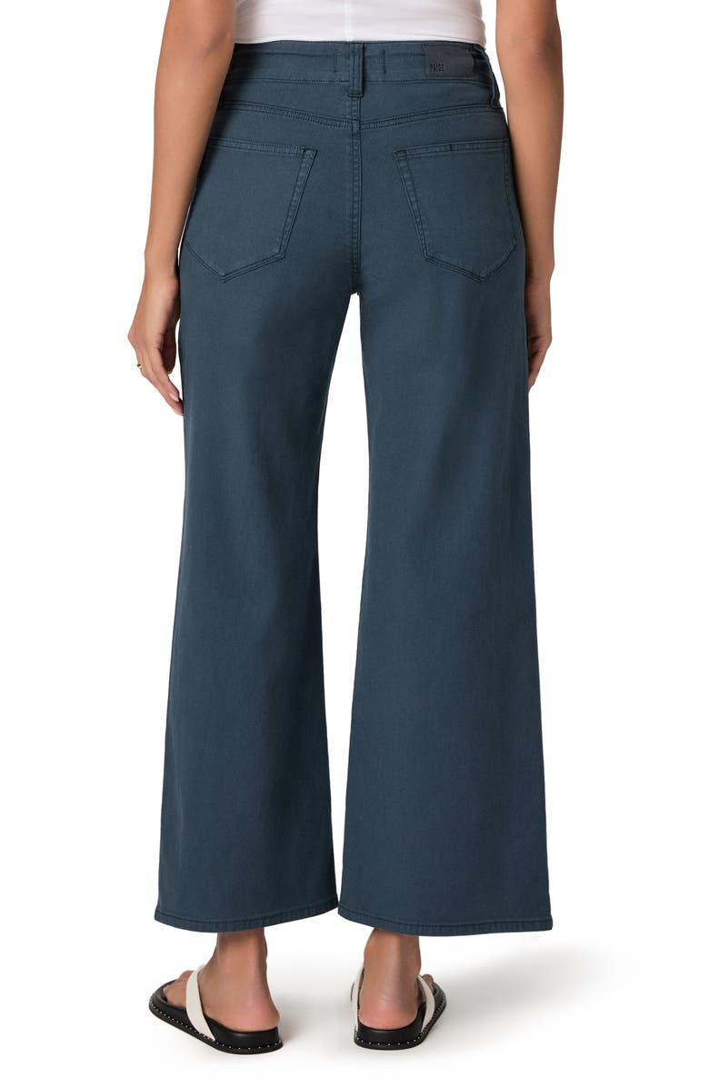 PAIGE Anessa High Waist Ankle Wide Leg Pants, Alternate, color, Vintage Navy Moonlight