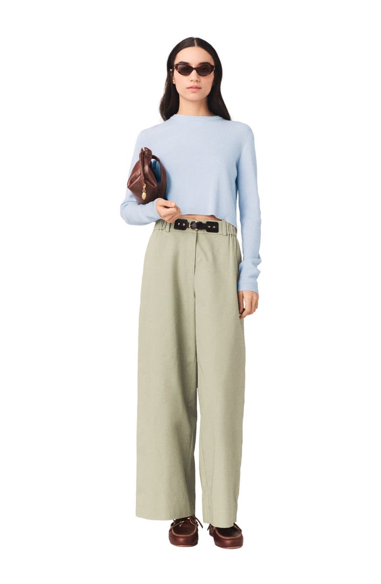 maje Cargo pants, Alternate, color, Khaki