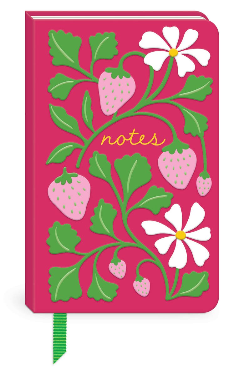 LADY JAYNE Strawberries Canvas Journal, Main, color,