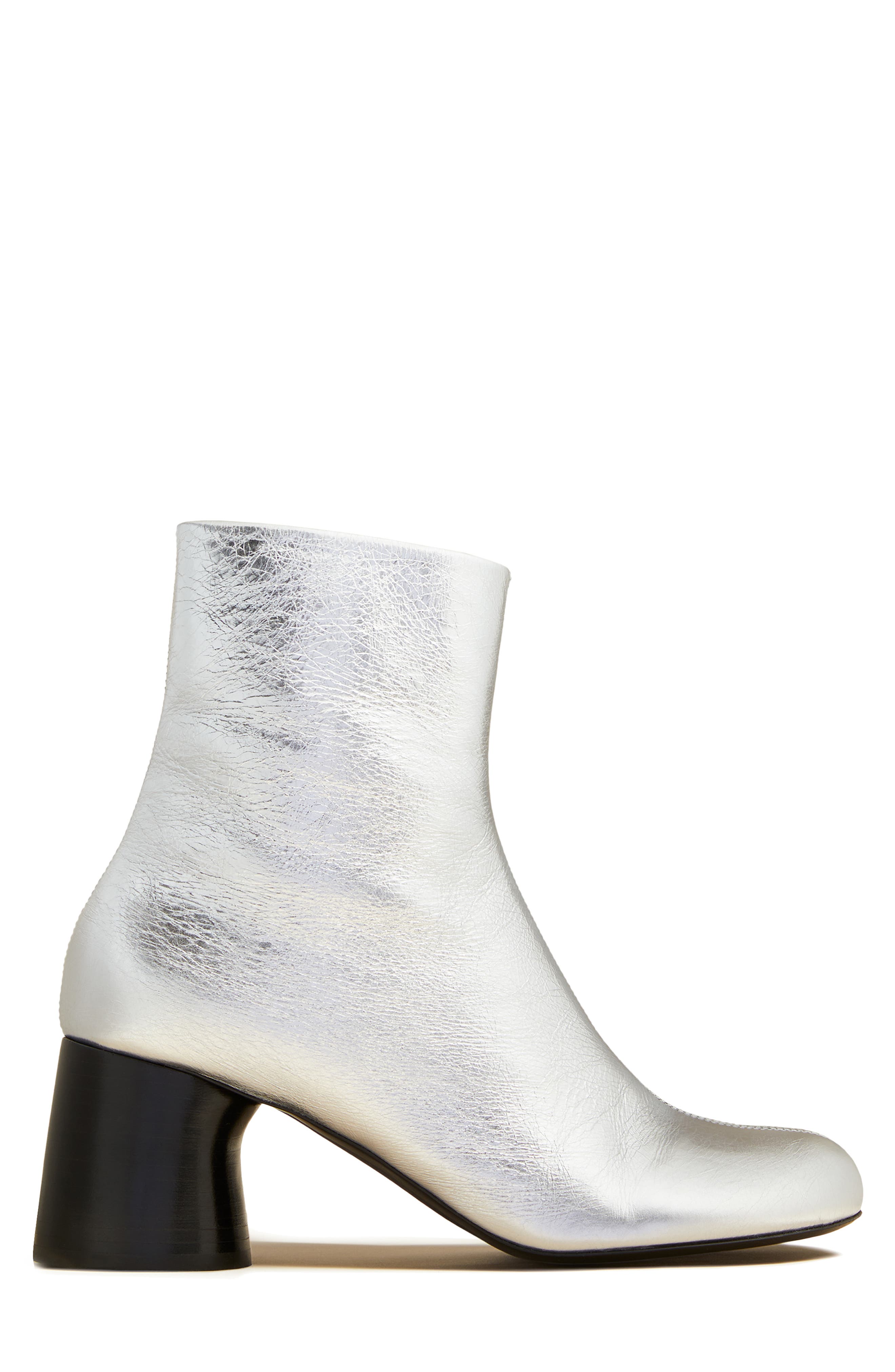 Khaite Admiral Metallic Ankle Boot, Alternate, color, 