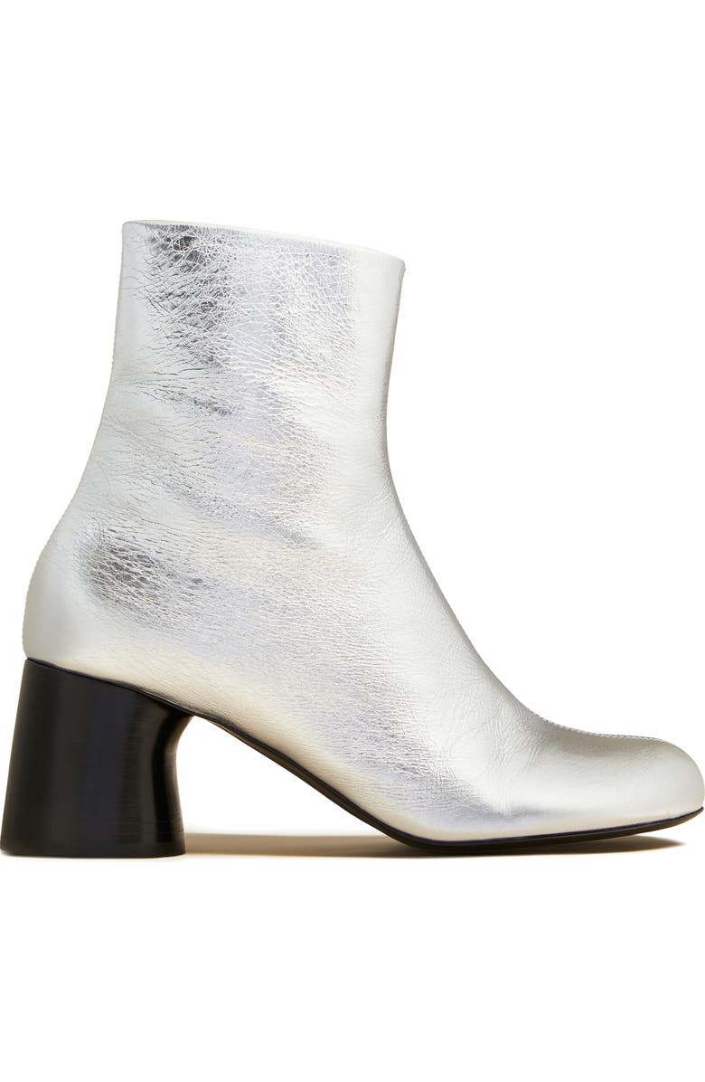 Khaite Admiral Metallic Ankle Boot, Alternate, color,