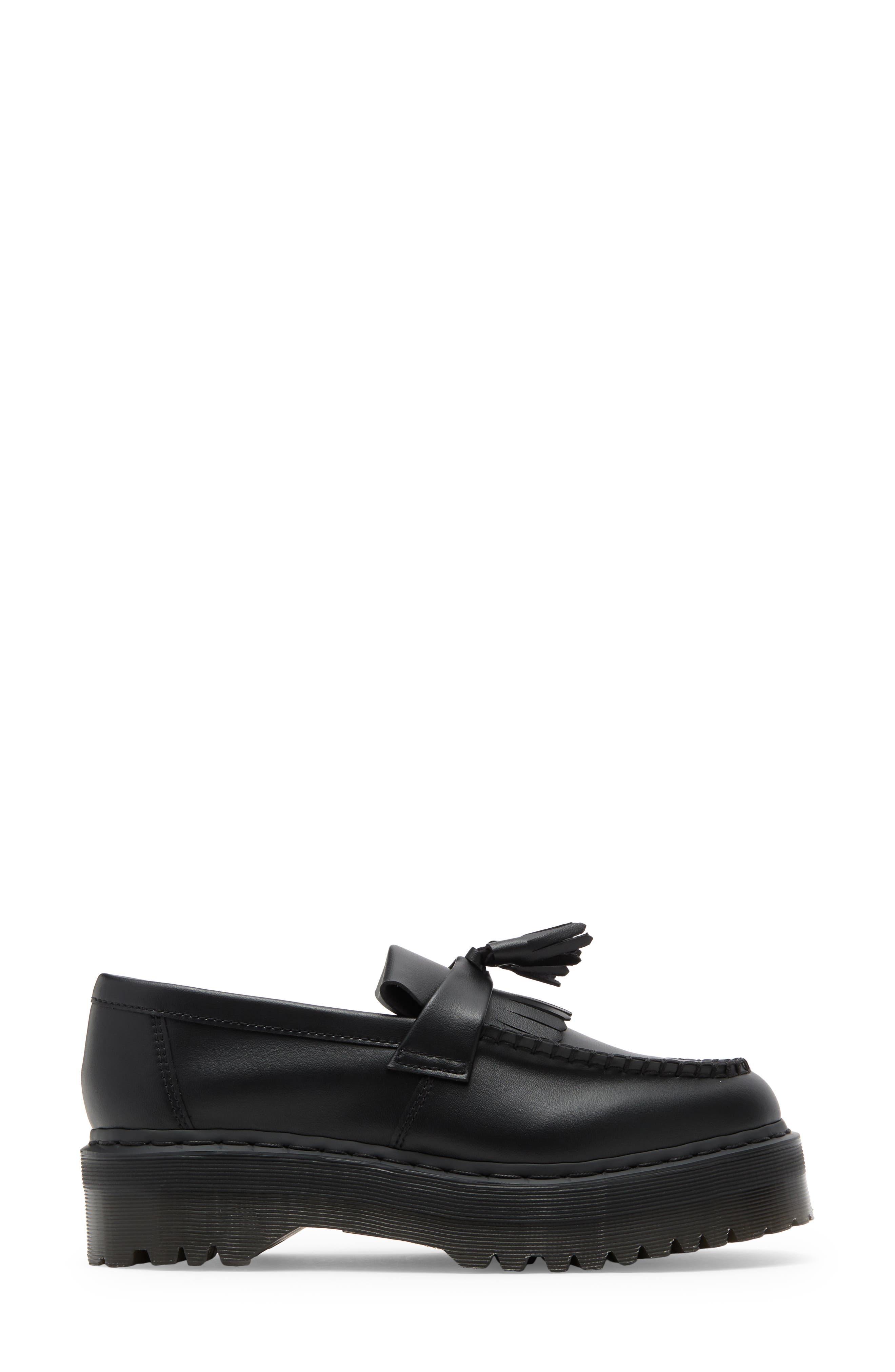 Dr. Martens Adrian Quad Tassel Loafer, Alternate, color, Black