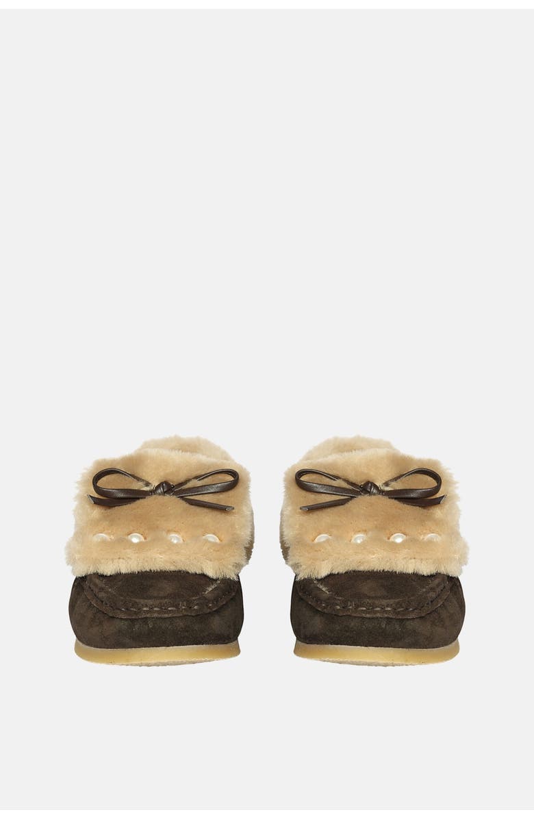 Jelavu Moscow Suede Moccasin, Alternate, color, Dark Brown