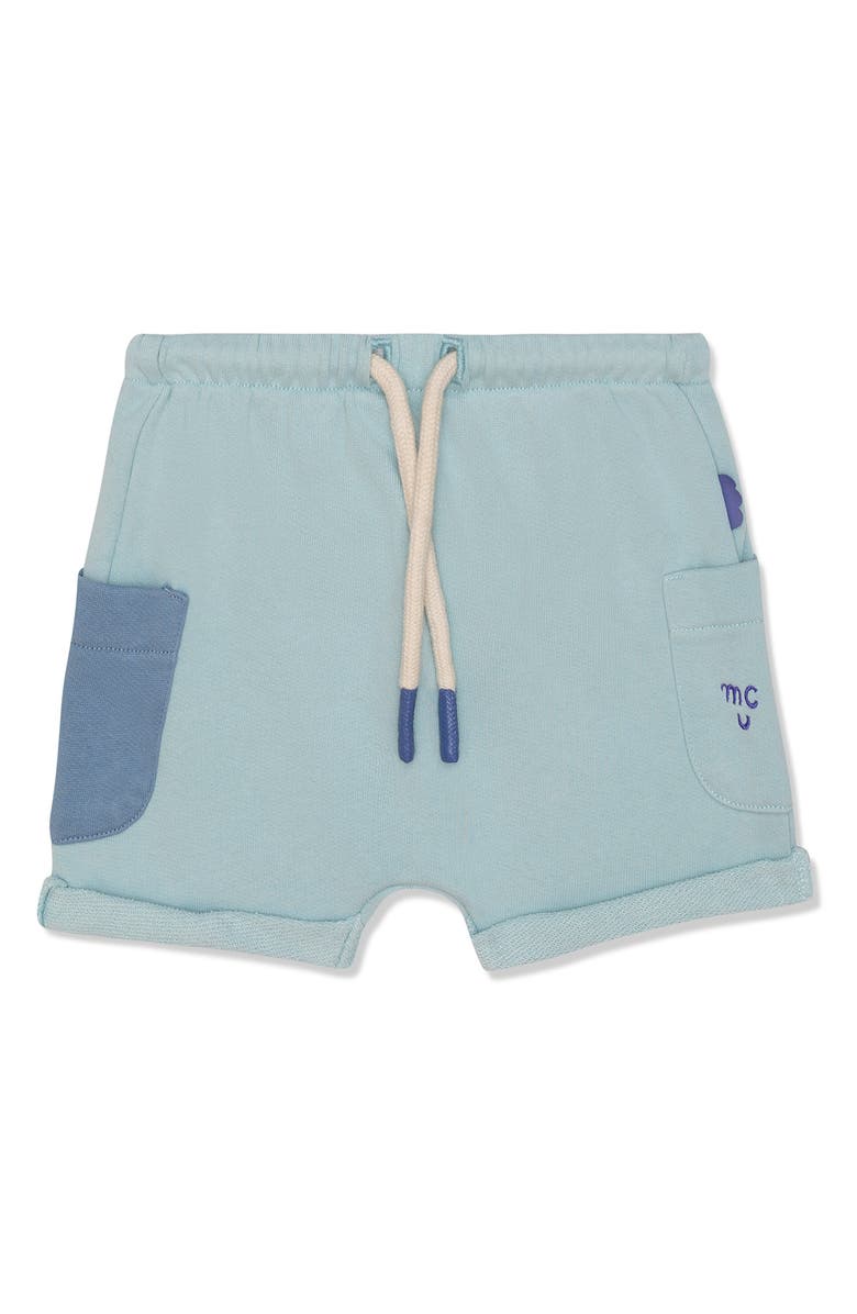 Mon Coeur Colorblock Recycled Cotton Blend Jersey Shorts, Main, color, 