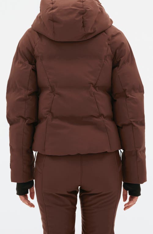 Halfdays Georgie Puffer Jacket In Spiked Cocoa