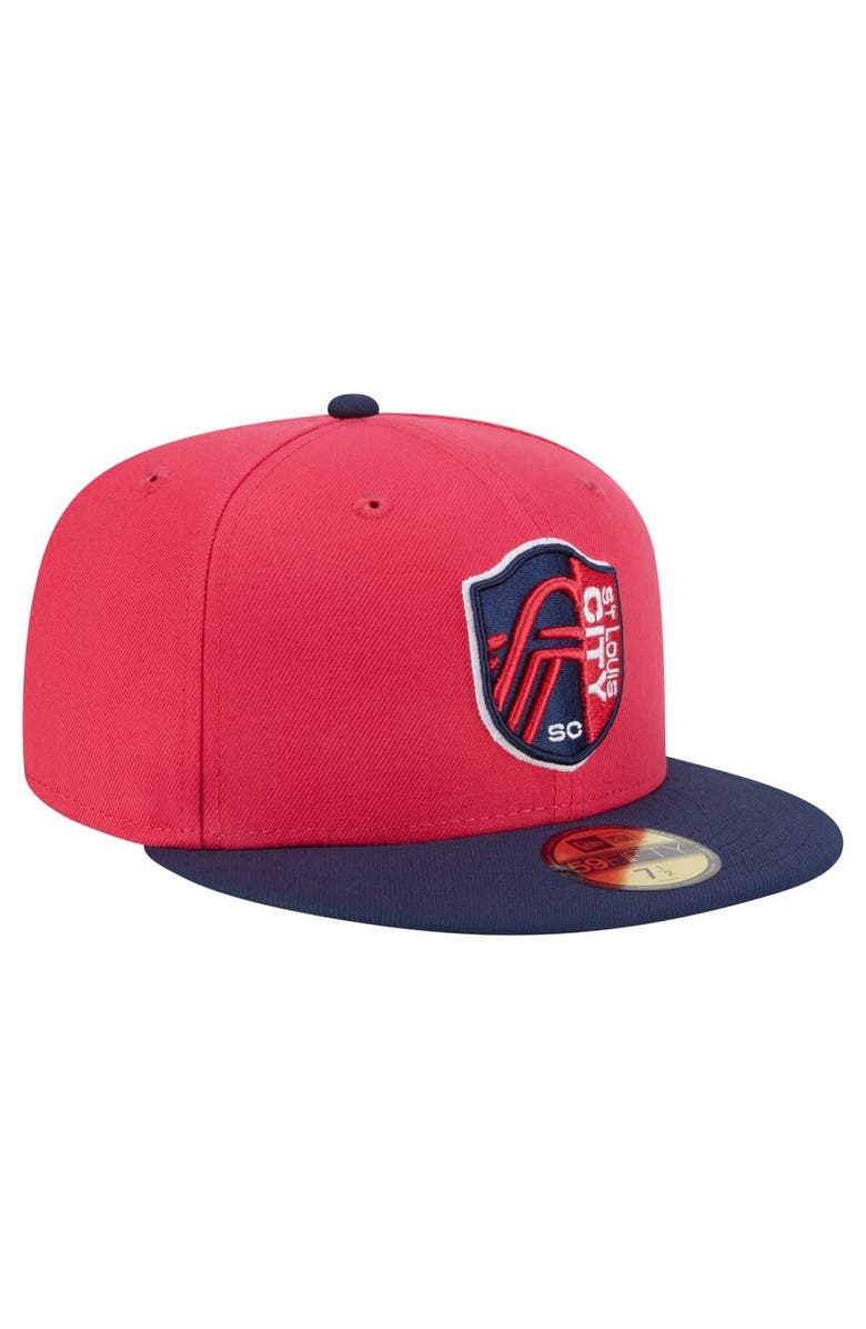 New Era Men's New Era  Red St. Louis City SC 2025 Kickoff 59FIFTY Fitted Hat, Alternate, color, Red