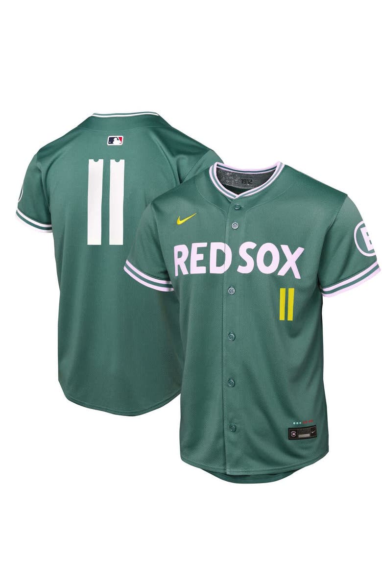 Nike Youth Nike Rafael Devers Green Boston Red Sox 2025 City Connect Limited Player Jersey, Alternate, color, 