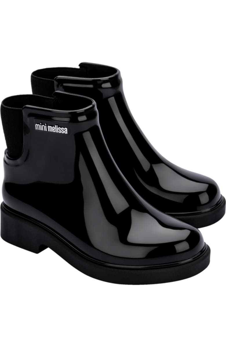 Mini Melissa Kids' Chelsea Boot, Main, color, Black