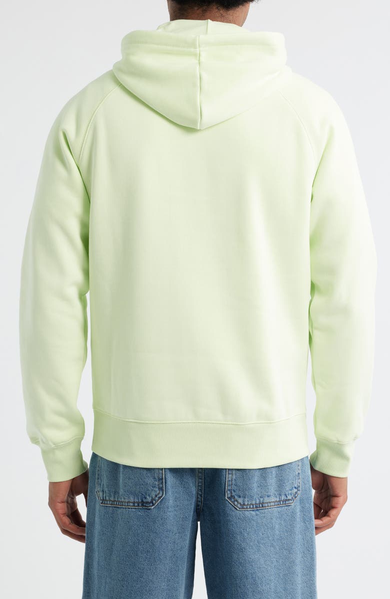 Carhartt Work In Progress Chase Fleece Hoodie, Alternate, color, Air Green / Gold