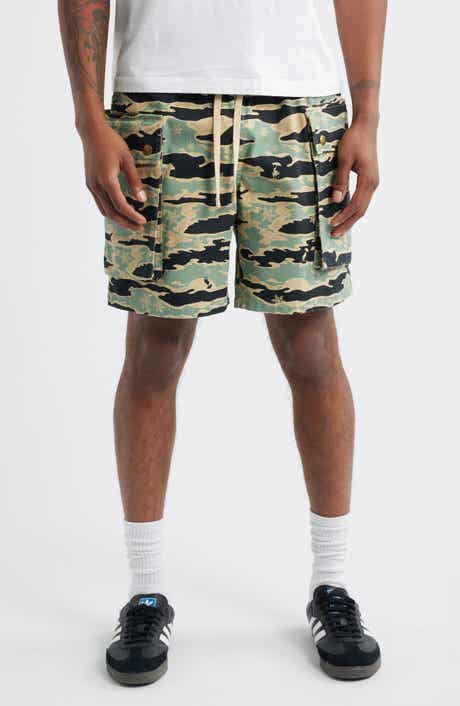 Billionaire Boys Club BB Camo Drawstring Cargo Shorts