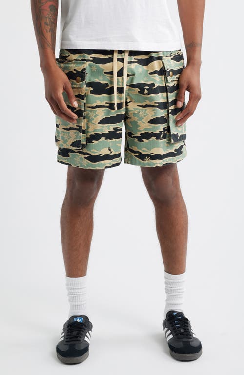 Billionaire Boys Club BB Camo Drawstring Cargo Shorts in Mojave Desert  product