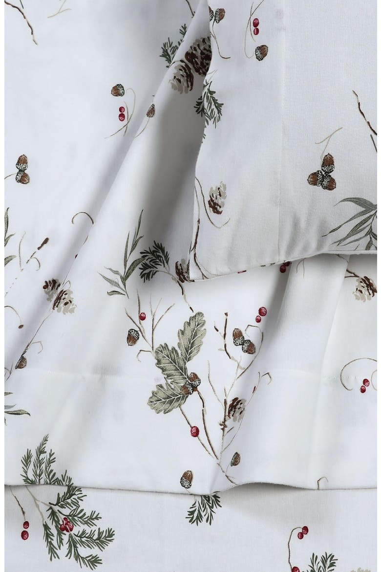 Cotton Flannel Sheet Set, Alternate, color, HARMONY