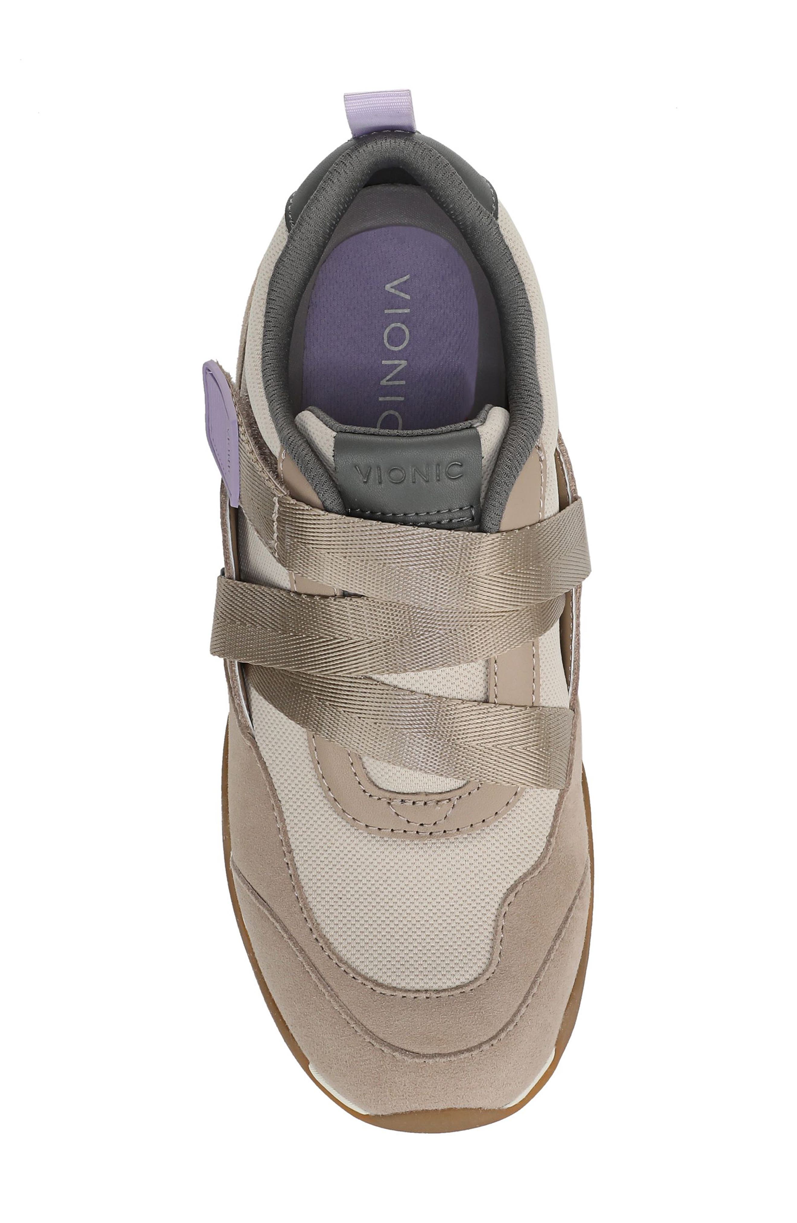 Vionic Walk Slim Gia Sneaker, Alternate, color, Parchment