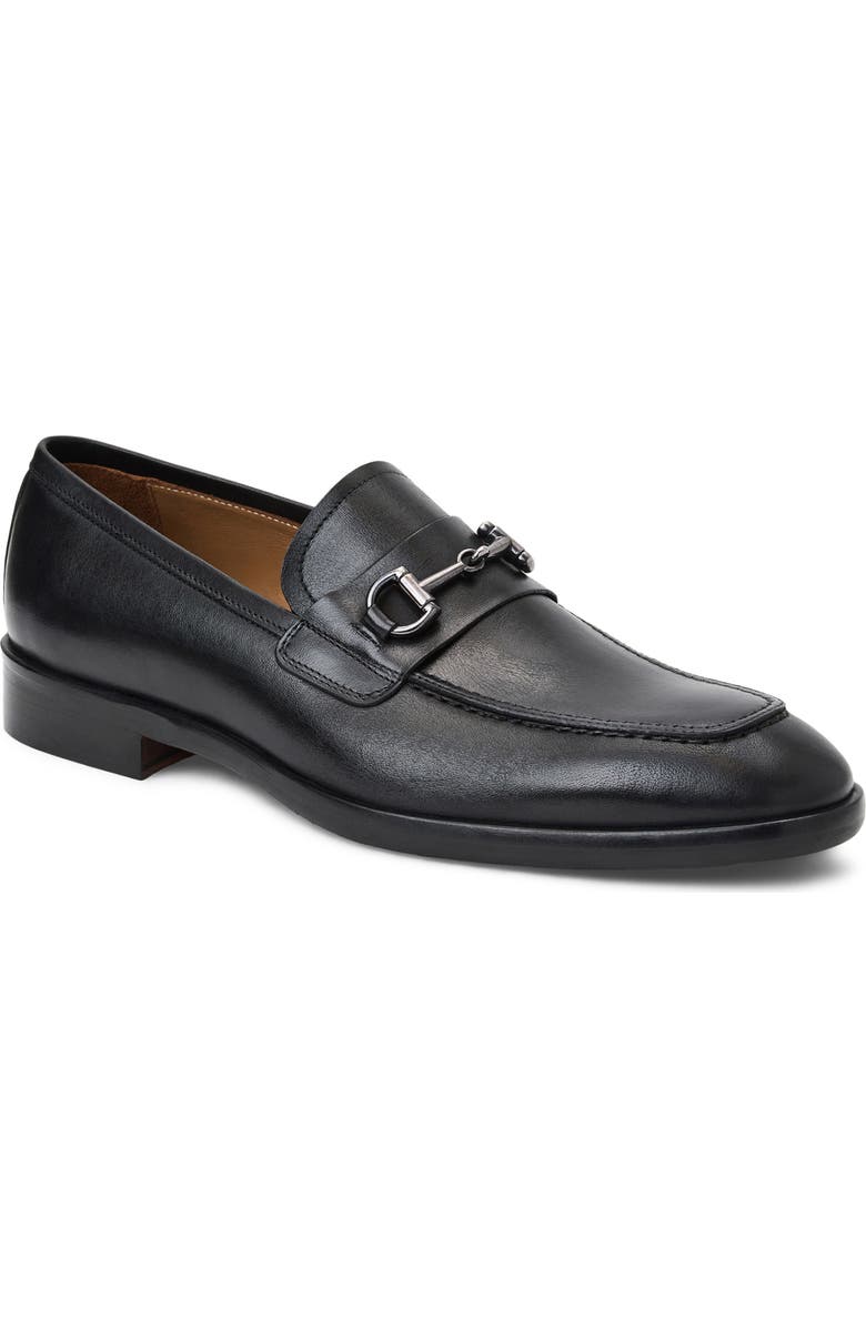 Bruno Magli Pasquale Bit Loafer, Main, color, Black Calf