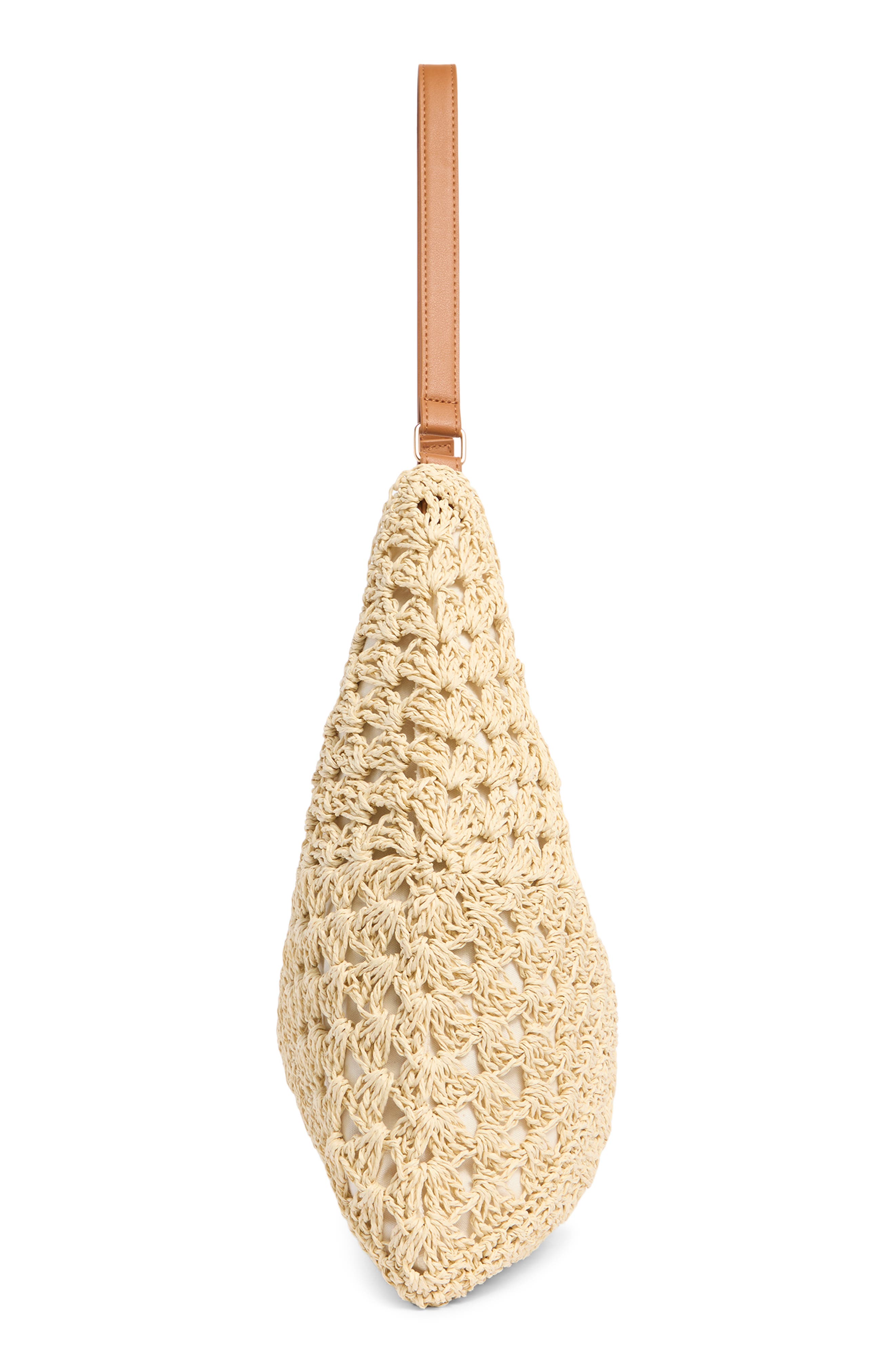 Dolce Vita Bloom Straw Shoulder Bag, Alternate, color, Natural