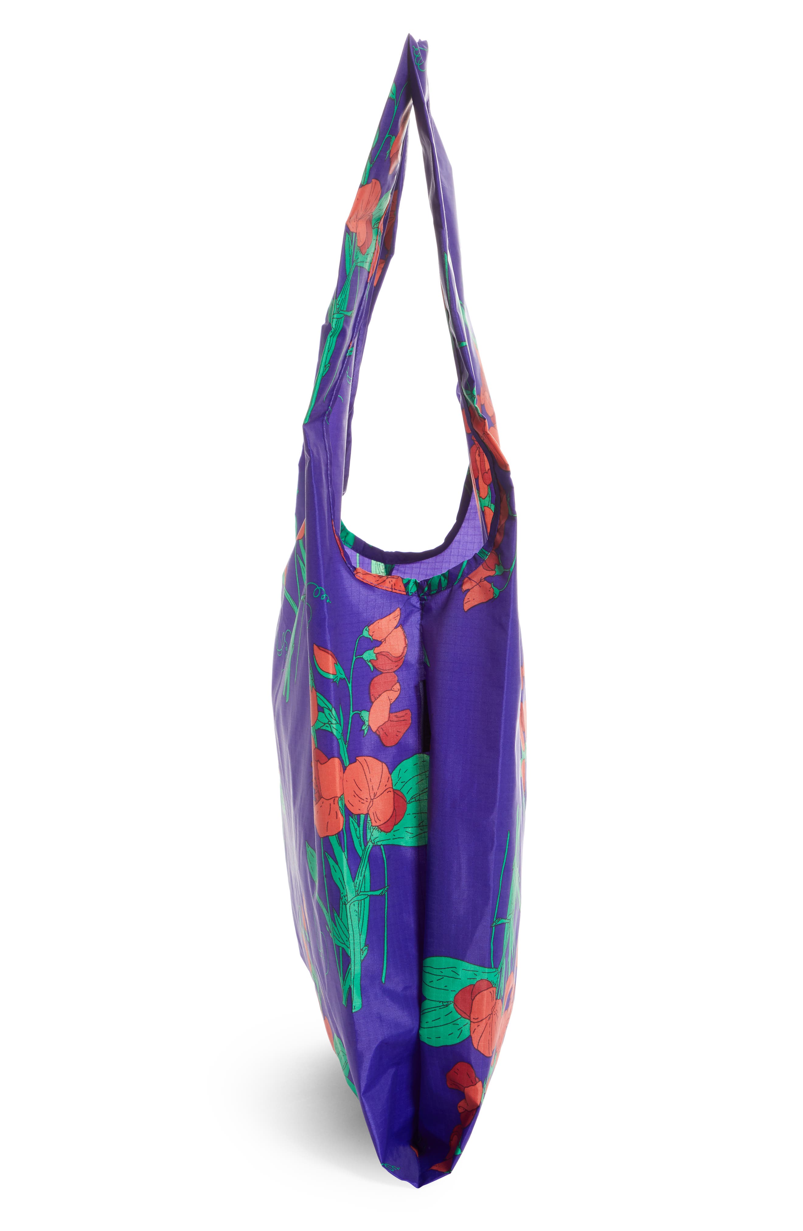 Baggu® Nylon Tote, Alternate, color, BLUE SWEET PEA