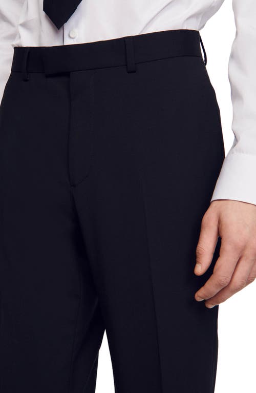 Sandro New Delta Elasticated Trousers In Black