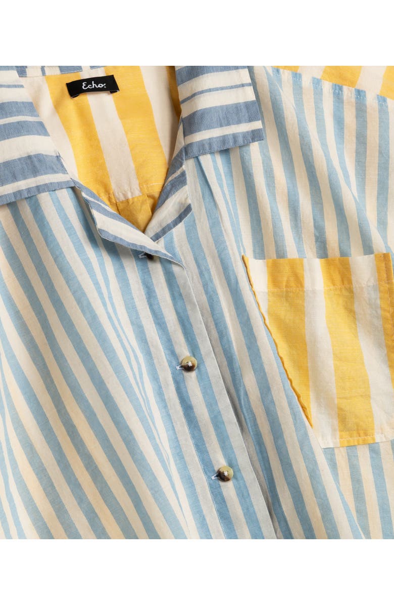 Echo Cassis Camp Shirt, Alternate, color, Chambray