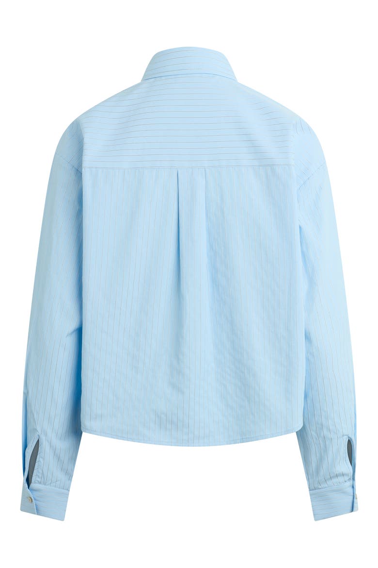 The Jenni Button-Up Blouse, Alternate, color, LIGHT BLUE STRIPE