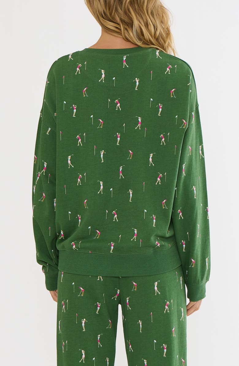 Beach Riot Devyn Oversize Sweatshirt, Alternate, color, Under Par