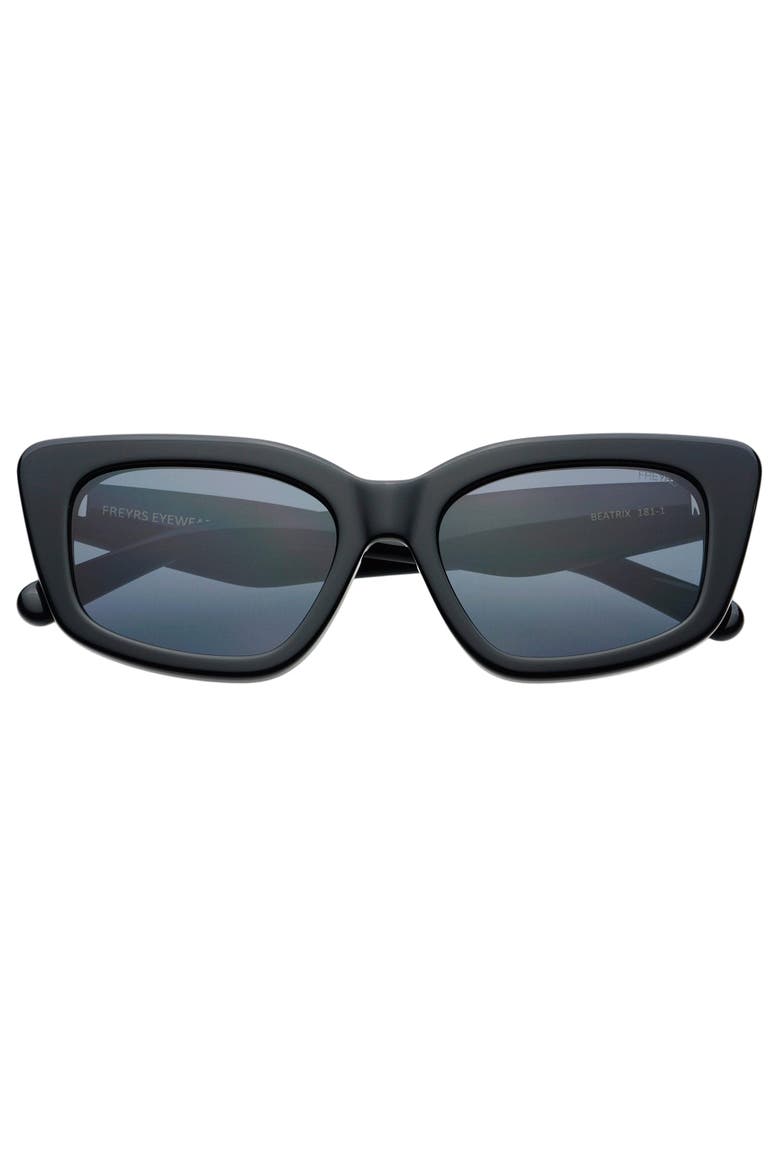 Beatrix Cat Eye Sunglasses, Main, color, Black