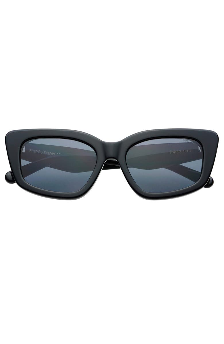 FREYRS Eyewear Beatrix Cat Eye Sunglasses, Main, color, Black