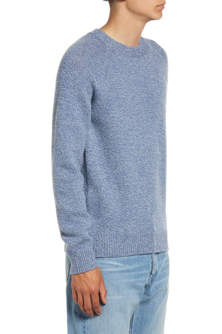 Men's Pull Pierre Wool Sweater, Alternate, color, BLEU ACI