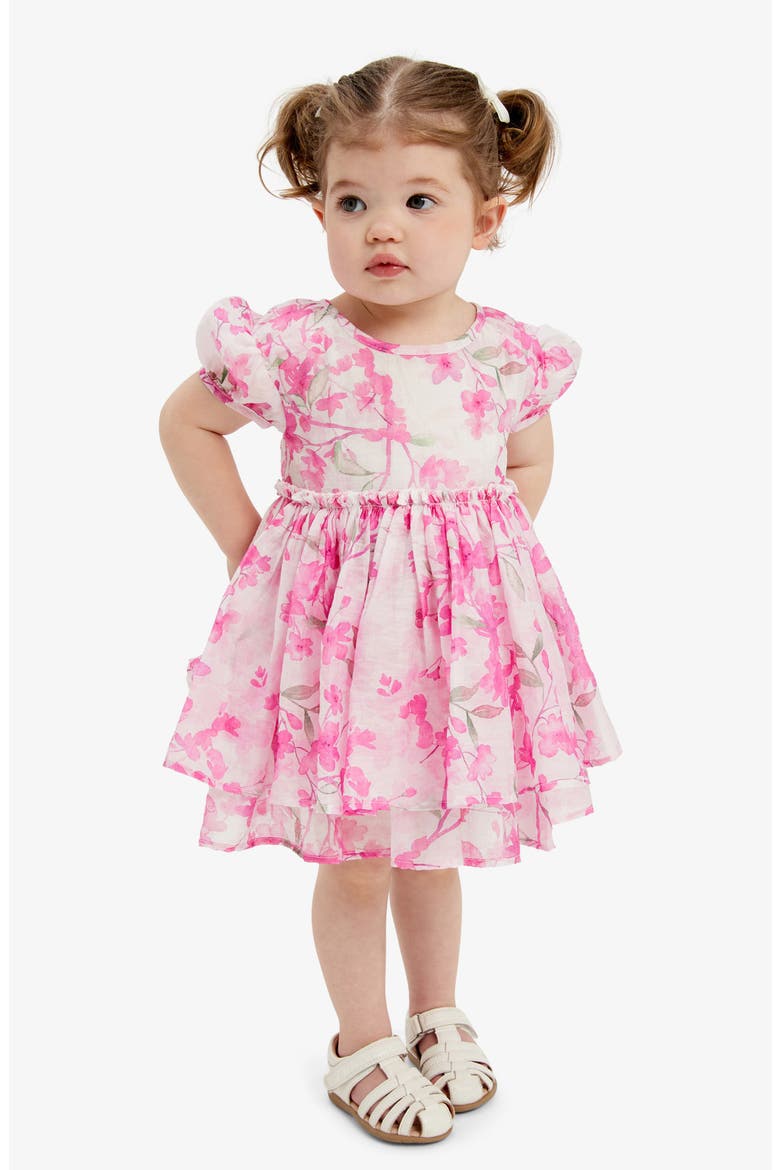 Kids' Lucia Blooms Floral Dress, Alternate, color, PINK BLOOM