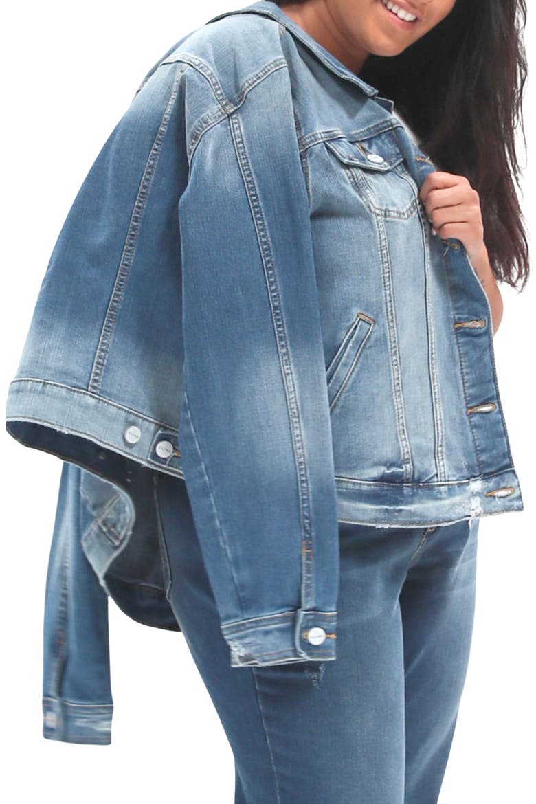Denim Jacket, Alternate, color, DESTINY