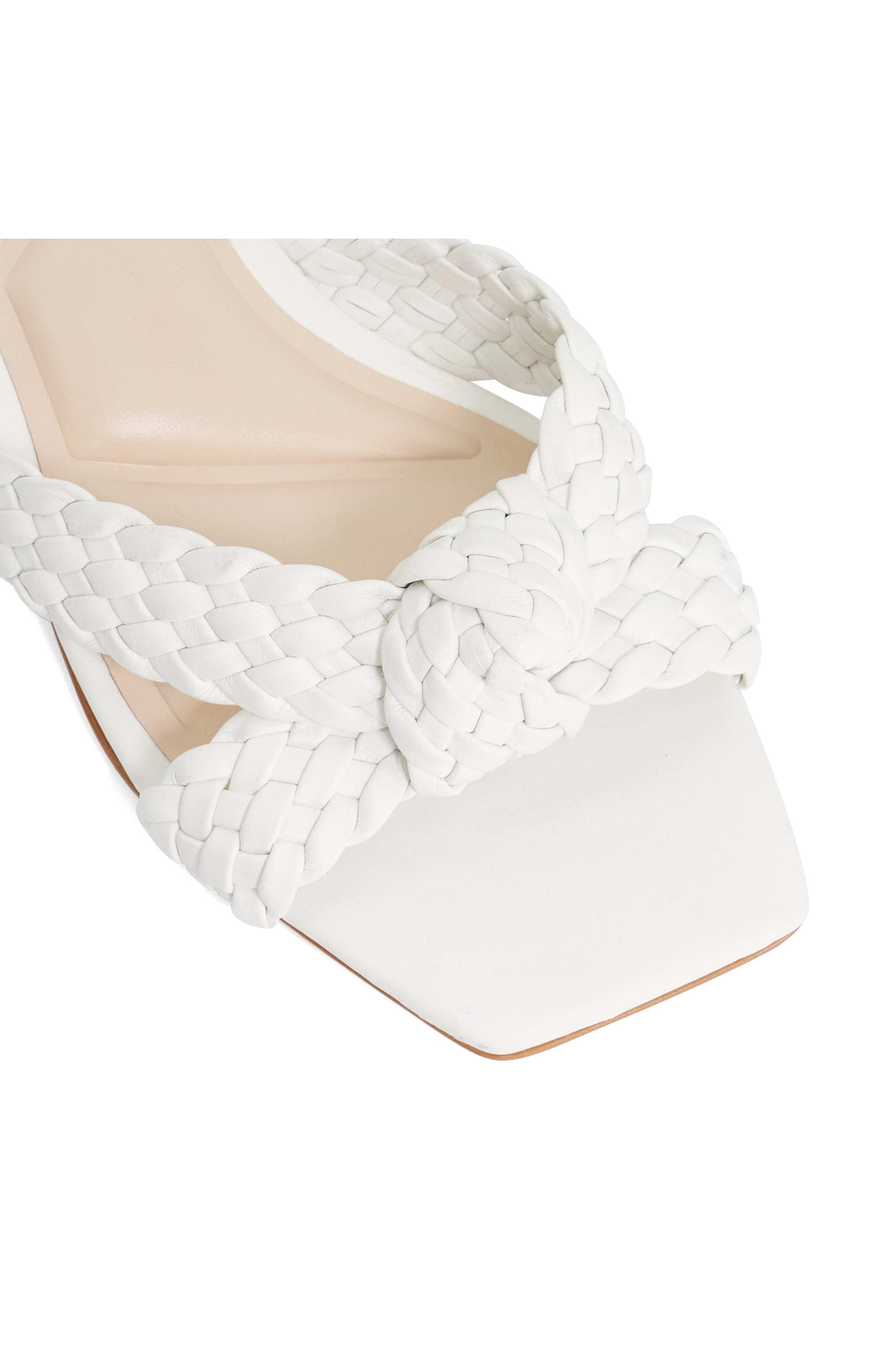 Dune London Lacees Block Heel Sandal, Alternate, color, White