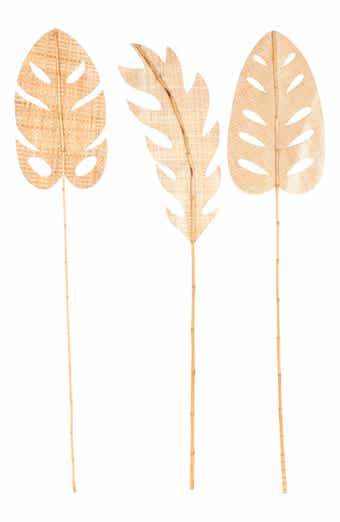 SONOMA SAGE HOME 3-Piece Natural Dried Bamboo Leaf Foliage