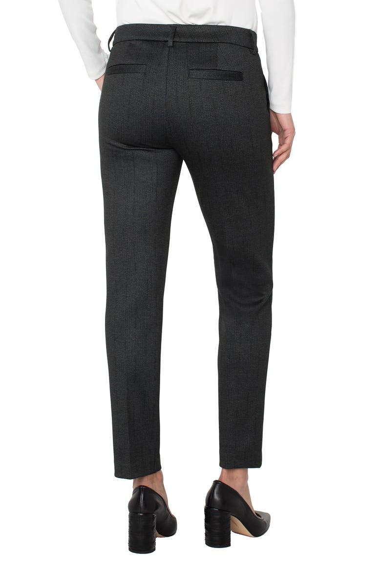 Kelsey Herringbone Tapered Pants, Alternate, color, SMOKEY CHARCOAL HERRINGBONE